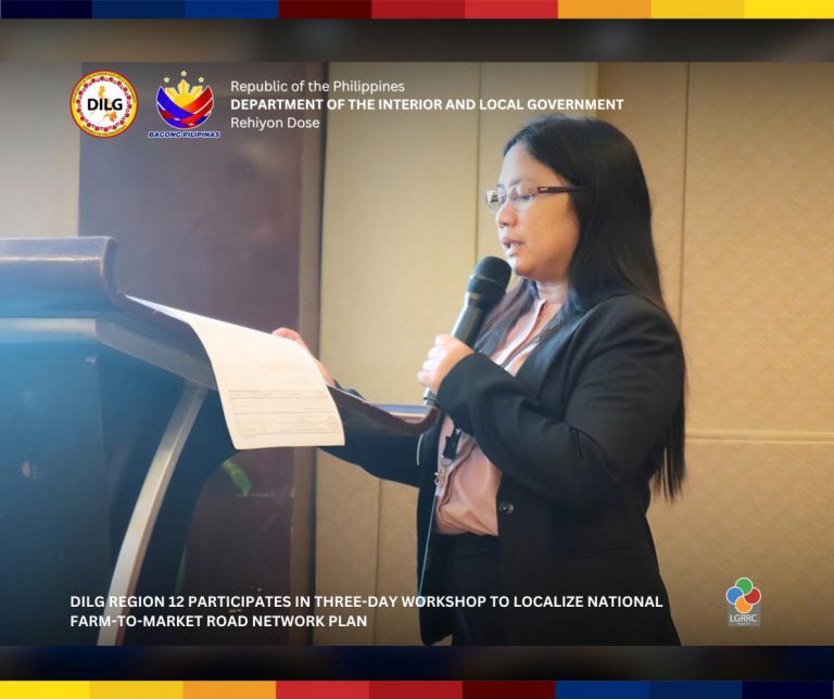 DILG Region 12 Participates in Three-Day Workshop to Localize National Farm-to-Market Road Network Plan